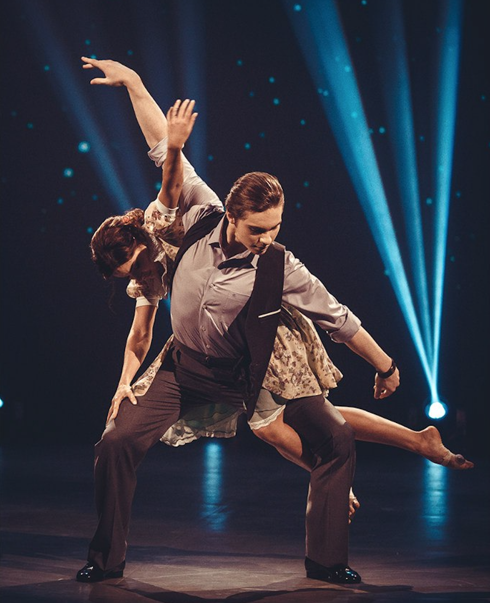 Roman dancing Latin in Kyiv